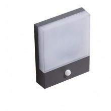 Civita_sensor 1x12W IP54 800lm 3000K szary